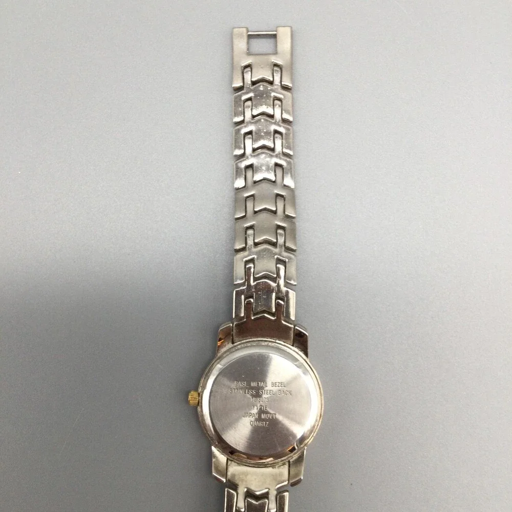 Anne Klein Womens Watch 25mm Two Tone Y10873 Bracelet New Battery 6.75